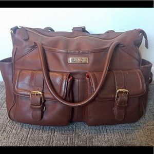 LILY JADE ELIZABETH Diaper Bag 1.0 in BRANDY